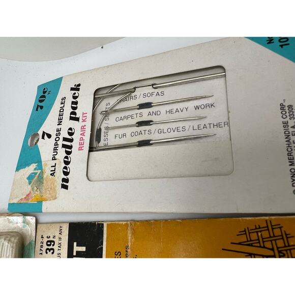 Vintage Sewing Needles and Notions Lot in Original packaging - Picture 2 of 8